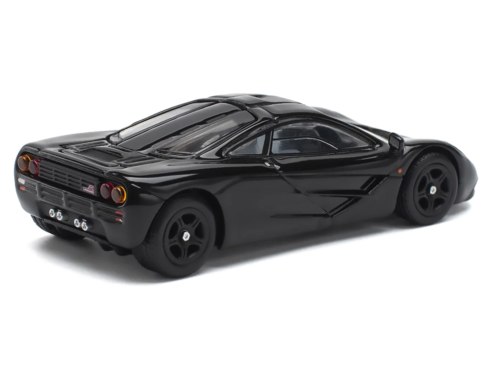 McLaren F1 Jet Black 1/64 Diecast Model Car by Pop Race - image 5