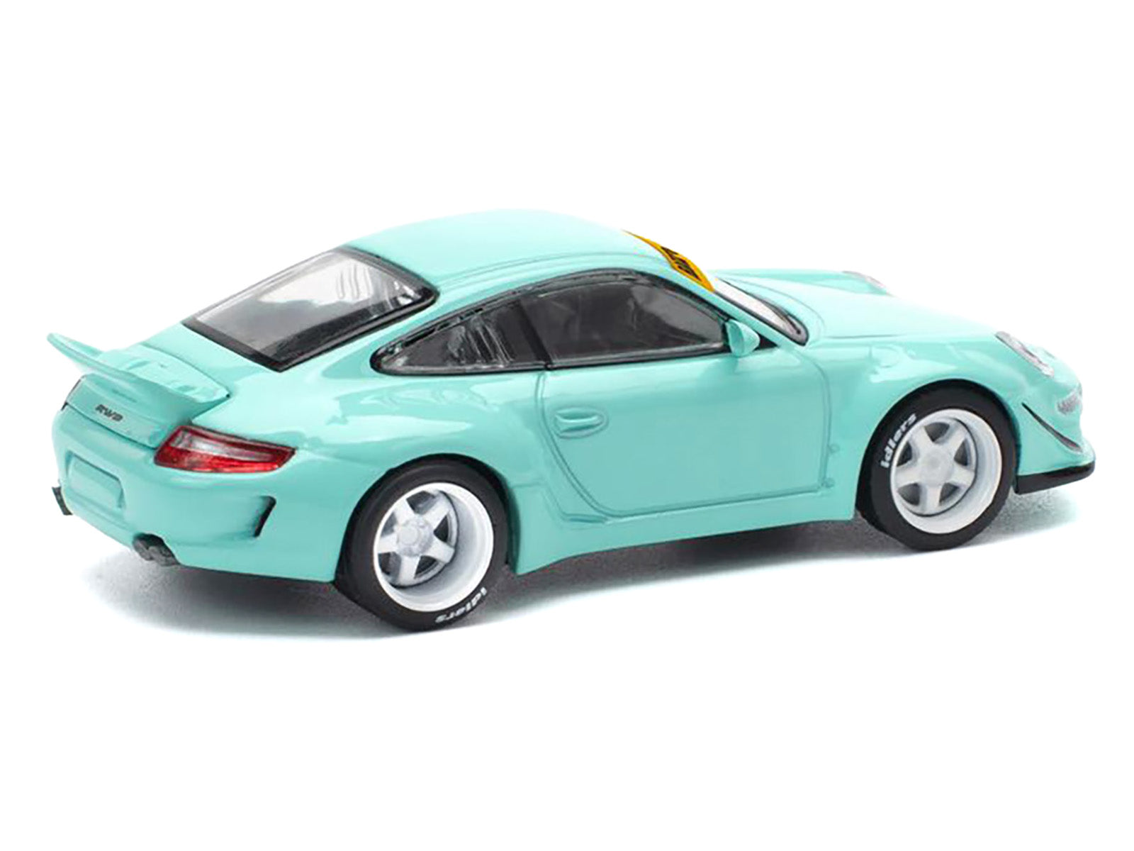 997 RWB Light Blue 1/64 Diecast Model Car by Pop Race - image 3