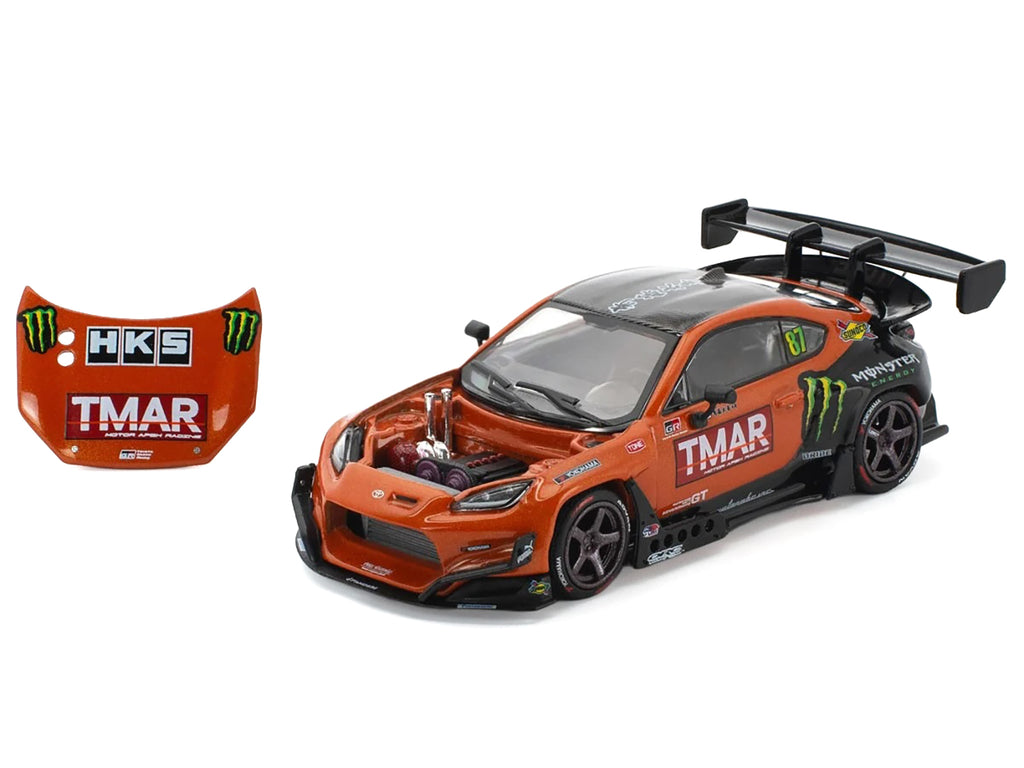 Toyota Pandem GR86 #87 Daigo Saito "Formula Drift Japan" (2022) 1/64 Diecast Model Car by Pop Race - image 3