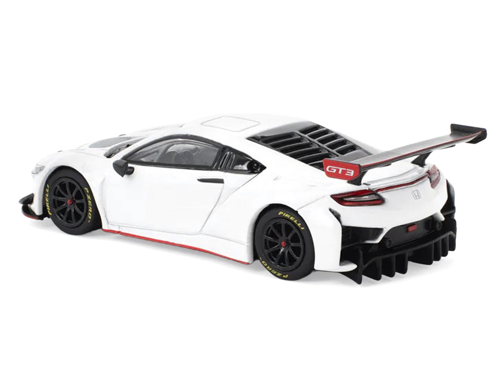 Honda NSX GT3 EVO22 White 1/64 Diecast Model Car by Pop Race - image 5