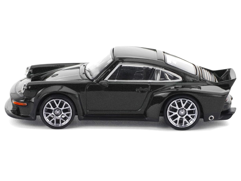 Singer DLS Turbo Black Metallic 1/64 Diecast Model Car by Pop Race