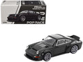 Singer DLS Turbo Black Metallic 1/64 Diecast Model Car by Pop Race