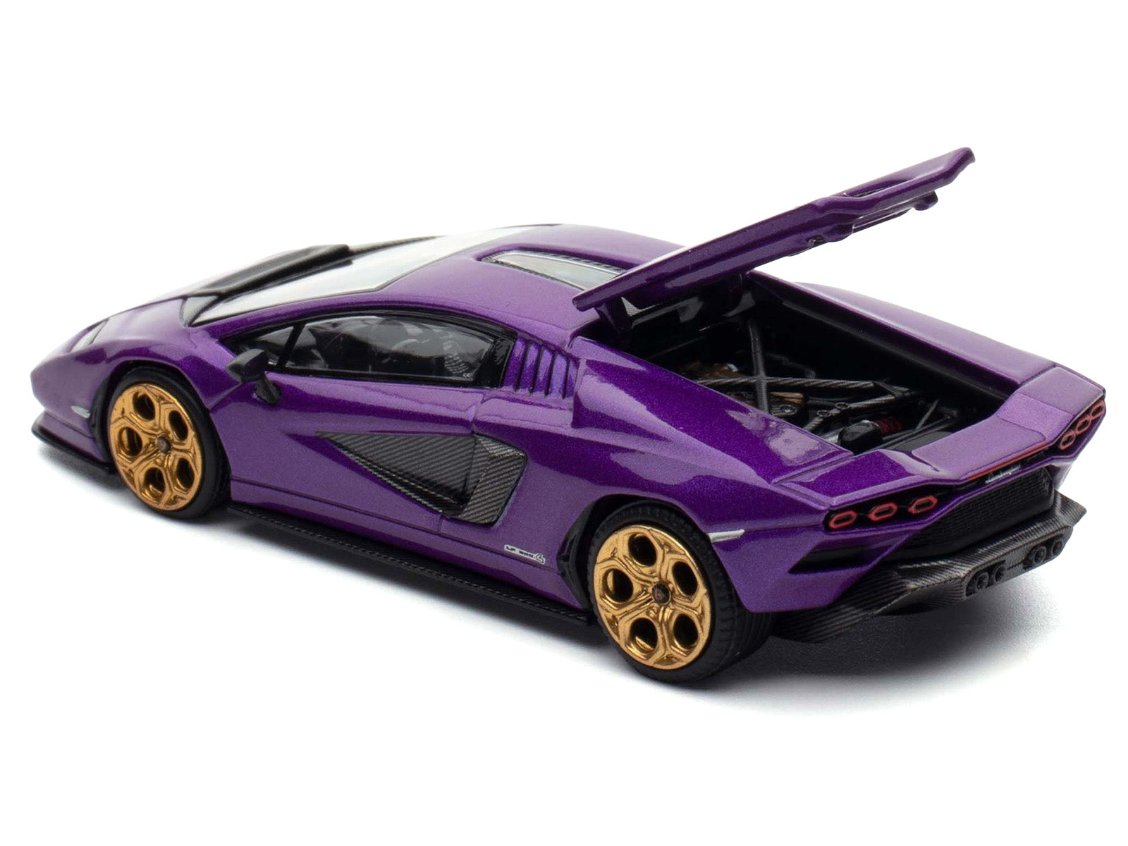 Lamborghini Countach LPI 800-4 Viola Pasifae Purple Metallic "Hong Kong Toycar Salon 2025" 1/64 Diecast Model Car by Pop Race - image 4