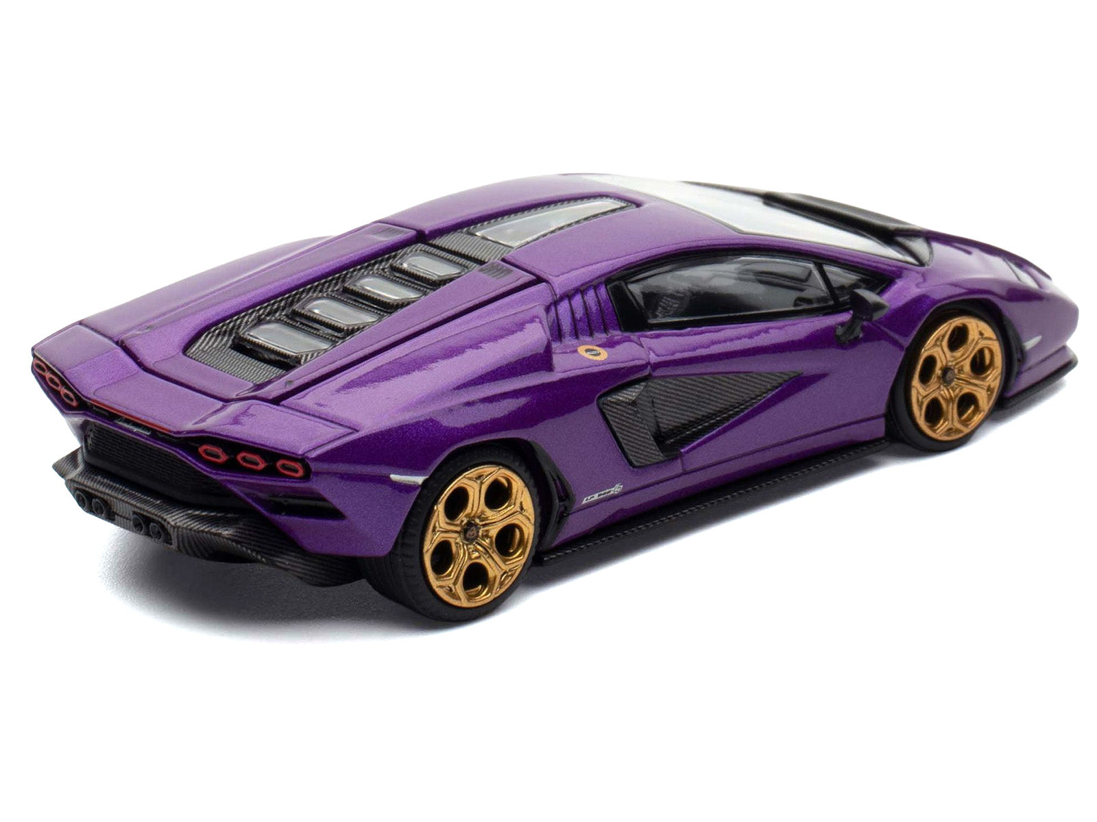 Lamborghini Countach LPI 800-4 Viola Pasifae Purple Metallic "Hong Kong Toycar Salon 2025" 1/64 Diecast Model Car by Pop Race - image 5
