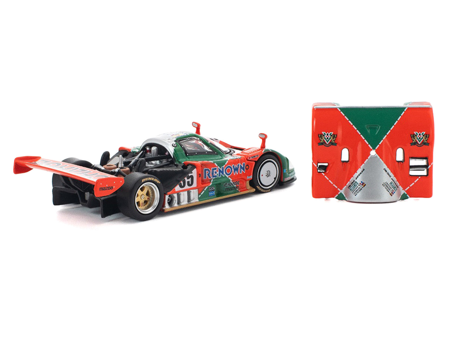 Mazda 787B #55 Johnny Herbert - Volker Weidler - Bertrand Gachot "Mazdaspeed" Winner "24 Hours of Le Mans" (1991) 1/64 Diecast Model Car by Pop Race - image 4