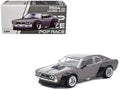 Datsun Laurel C130 RHD (Right Hand Drive) Gray Metallic 1/64 Diecast Model Car by Pop Race