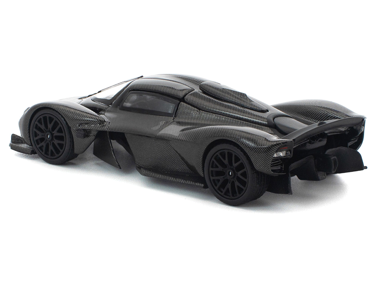 Aston Martin Valkyrie Carbon Fiber 1/64 Diecast Model Car by Pop Race