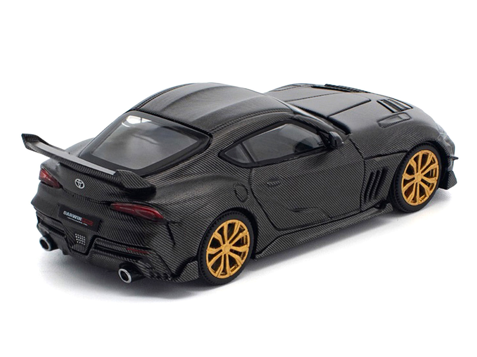 Toyota DarwinPro 66G WBK Supra A90 Full Carbon 1/64 Diecast Model Car by Pop Race