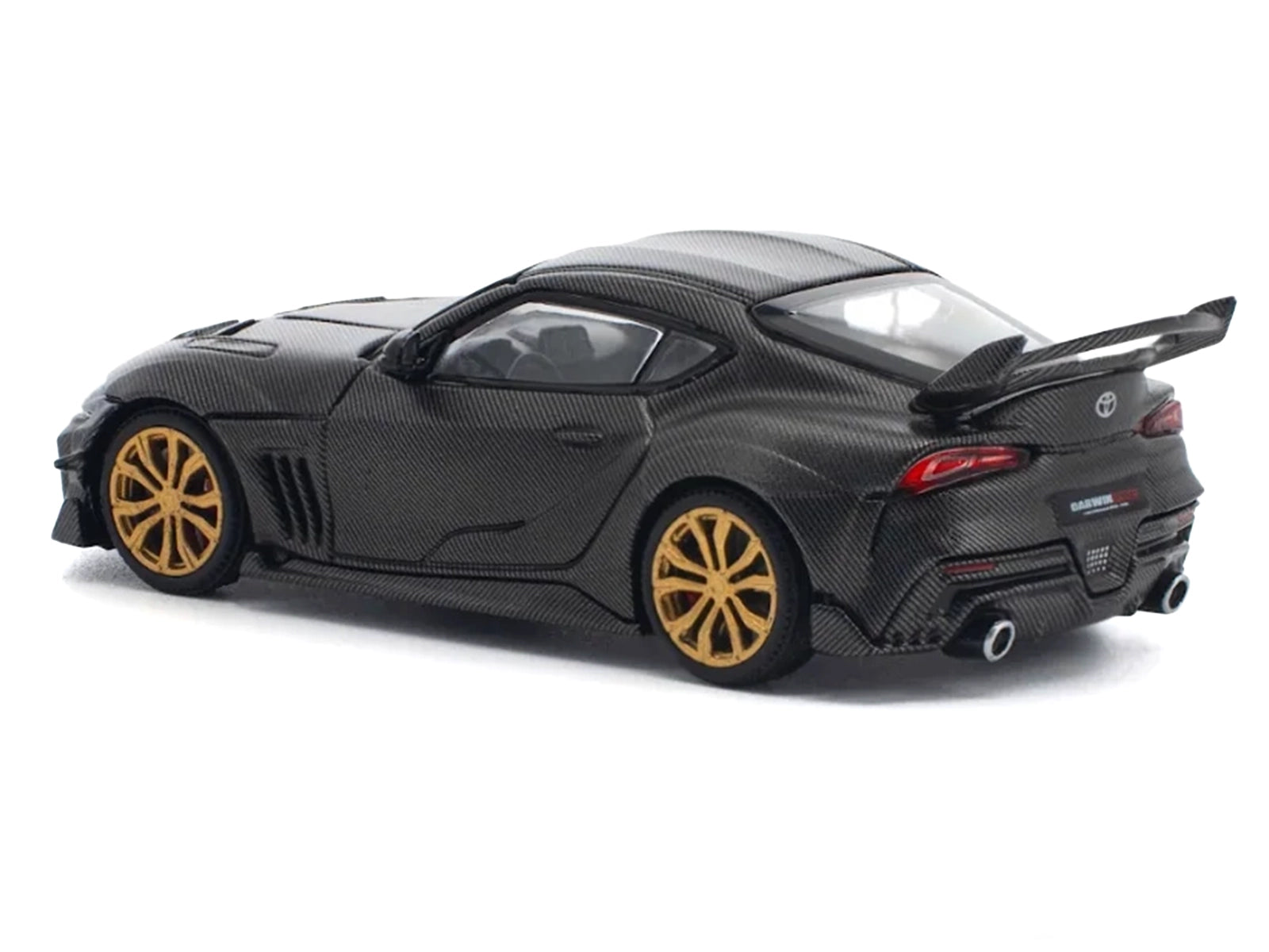 Toyota DarwinPro 66G WBK Supra A90 Full Carbon 1/64 Diecast Model Car by Pop Race
