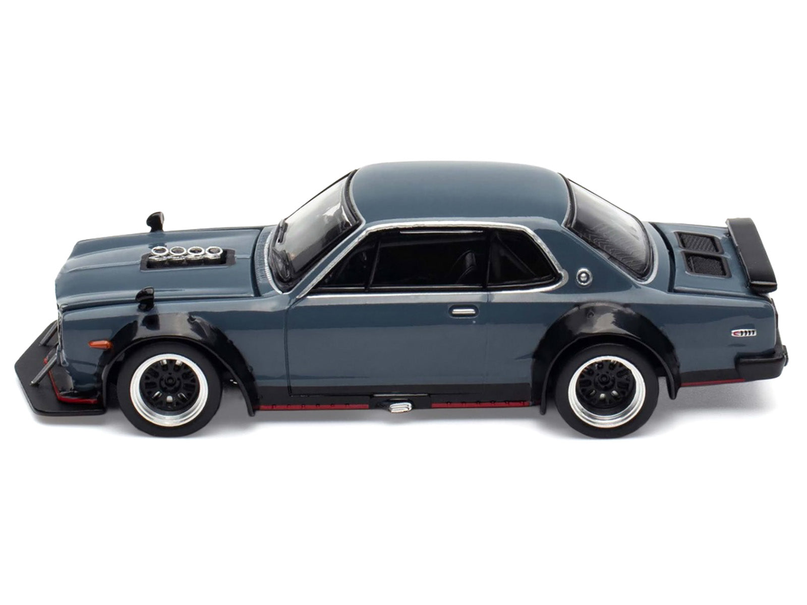 Skyline GT-R V8 Drift "Hakosuka" RHD (Right Hand Drive) Gray "Tokyo Auto Salon Hong Kong 2025" Special Edition 1/64 Diecast Model Car by Pop Race - image 4
