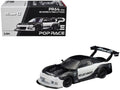 Mazda RX-7 "RE Super G Time Attack" RHD (Right Hand Drive) Black and White "The Model Car Show Malaysia 2026" 1/64 Diecast Model Car by Pop Race