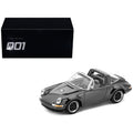 Singer Targa Dark Chrome "The Dark Chrome Series" 1/64 Diecast Model Car by Pop Race