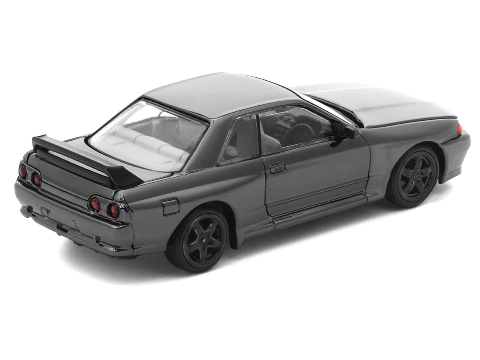 GTR R32 RHD (Right Hand Drive) Dark Chrome "The Dark Chrome Series" 1/64 Die Cast Model Car by Pop Race - image 5