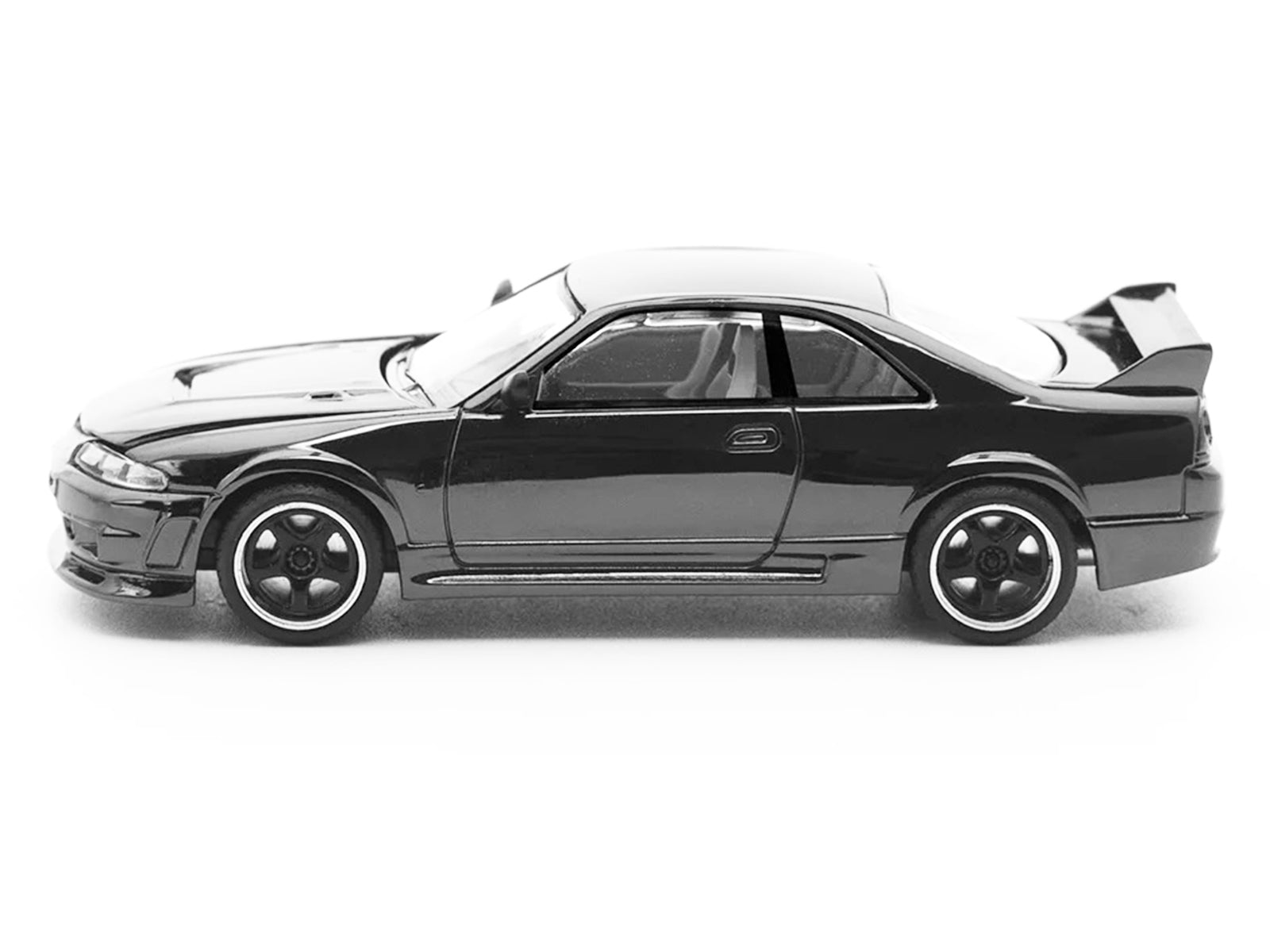 GTR R33 400R RHD (Right Hand Drive) Dark Chrome "The Dark Chrome Series" 1/64 Diecast Model Car by Pop Race - image 3