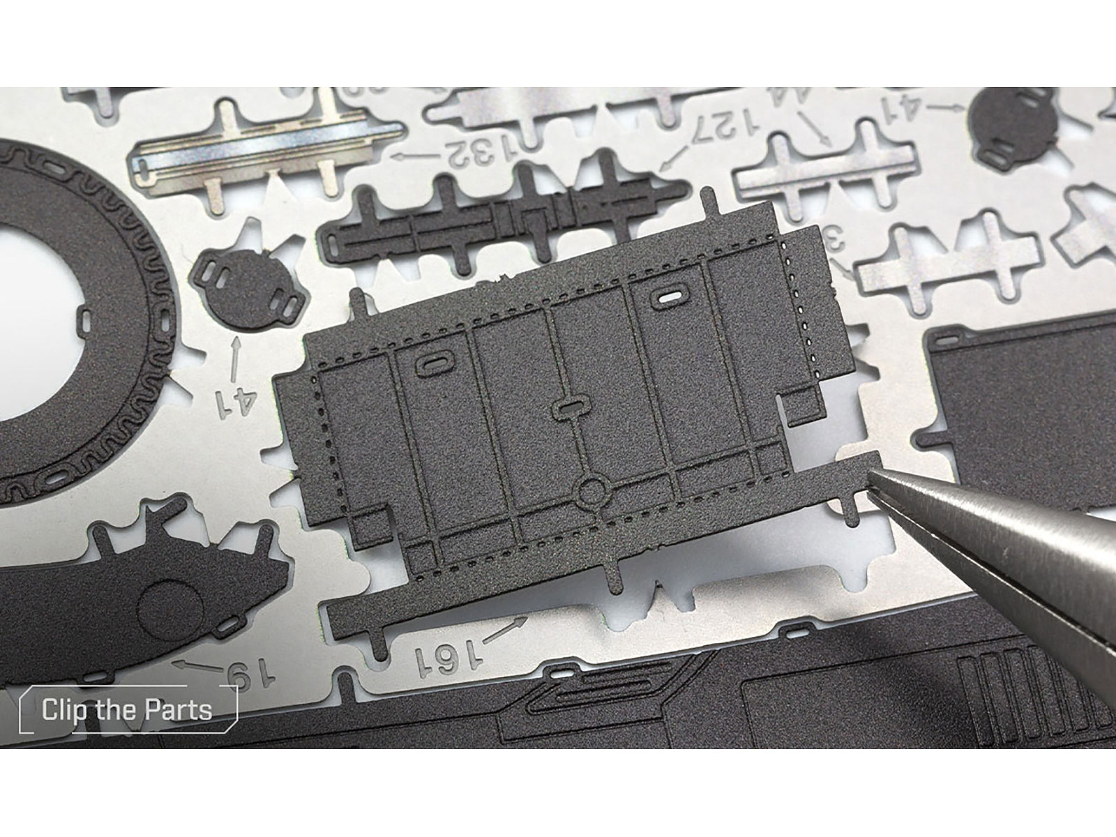 Model Kit 1989 Batmobile Black "Batman" (1989) Movie (Challenging Difficulty) Steel Model by Metal Earth - image 4