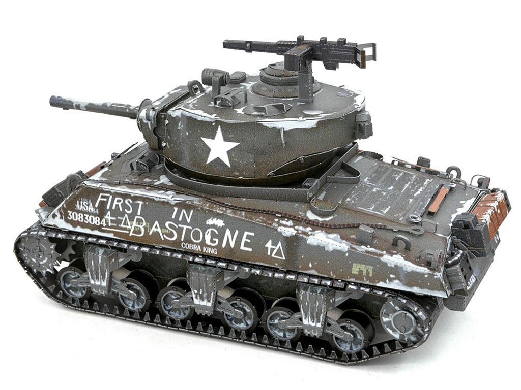 Model Kit United States M4 Sherman Tank (Moderate Difficulty) Steel Model by Metal Earth - image 3