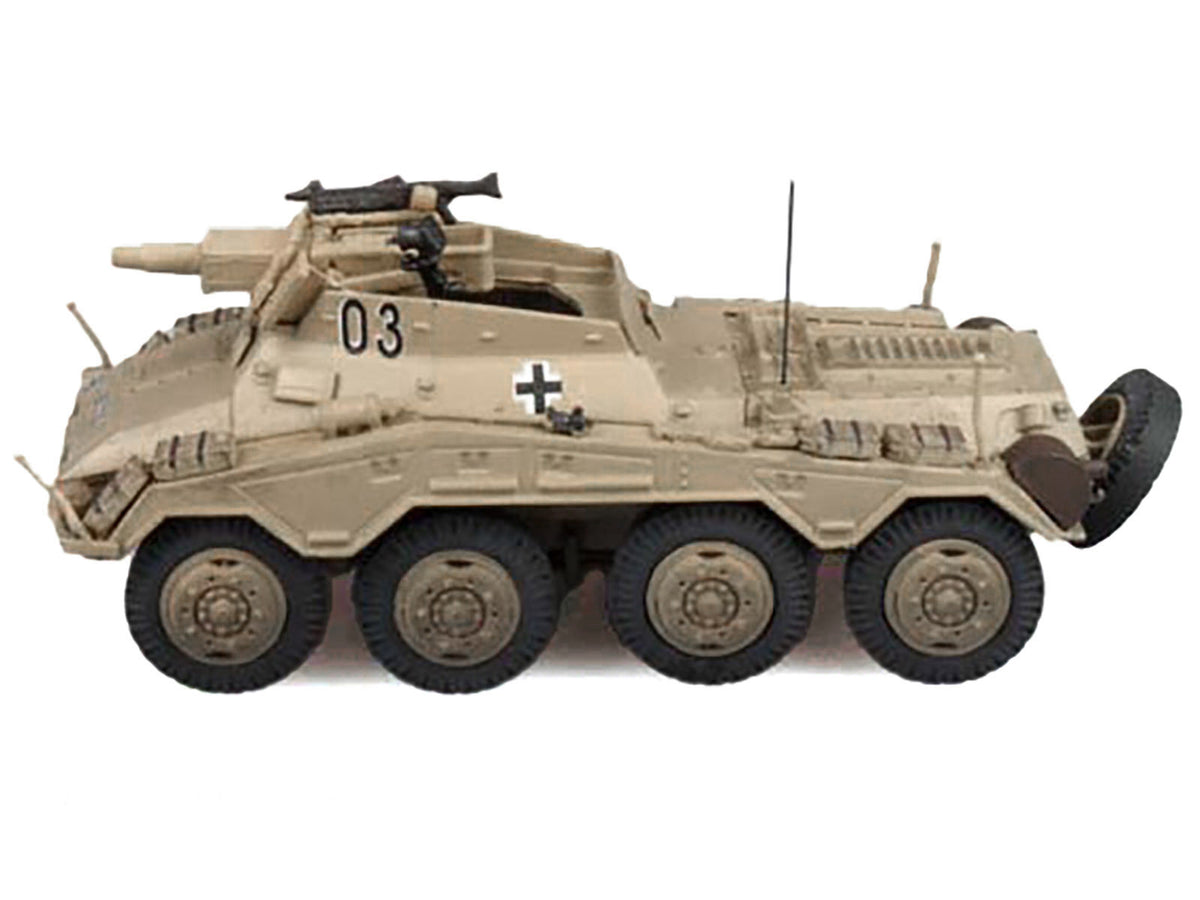 Sd.Kfz. 234/3 Armored Vehicle "#0 3rd Panzer Division Hungary" (1945) German Army 1/72 Diecast Model by Panzerstahl - image 2