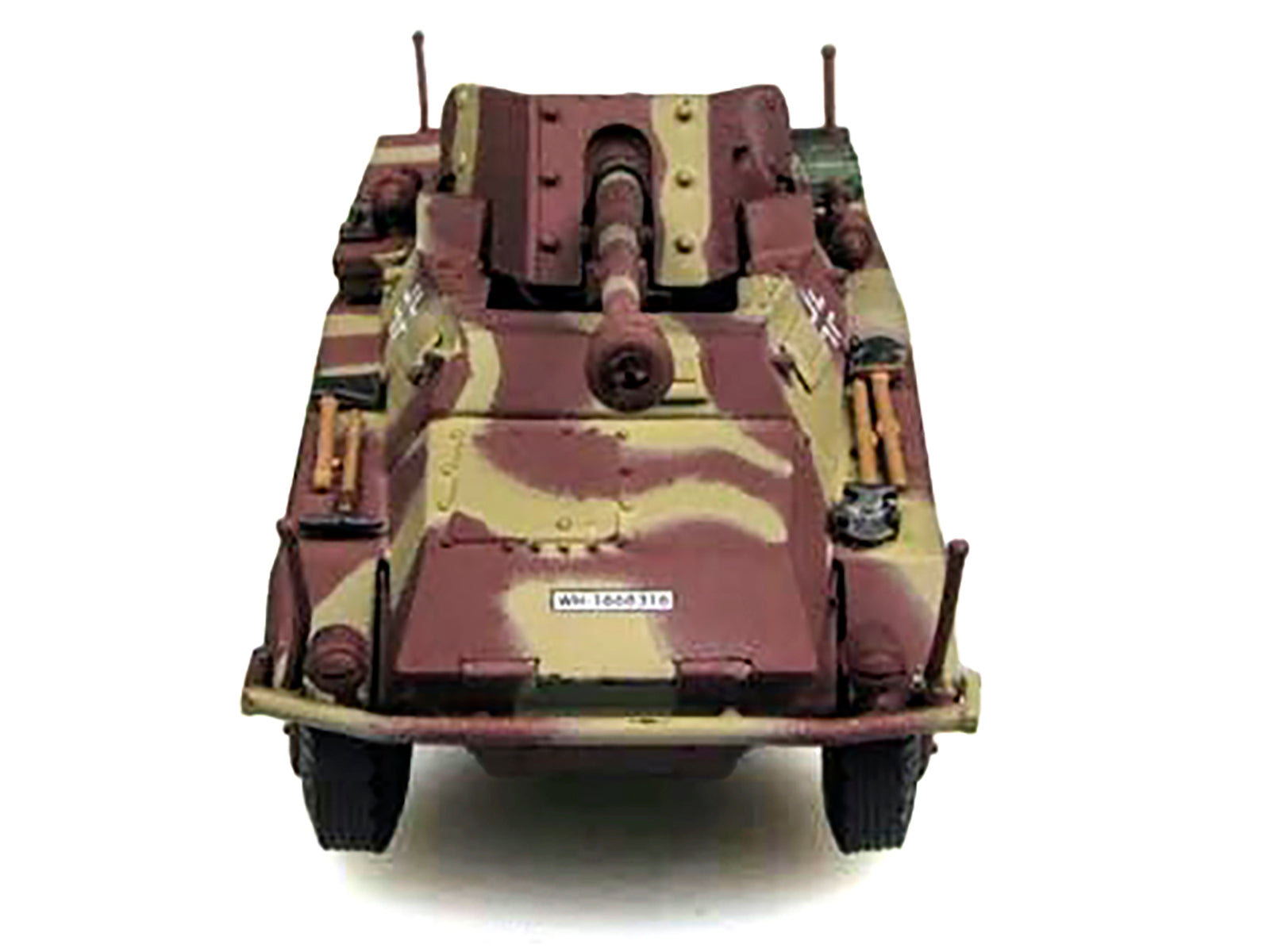 Sd.Kfz. 234/4 Armored Vehicle "Unidentified Unit Western Front" (1945) German 1/72 Diecast Model by Panzerstahl - image 4
