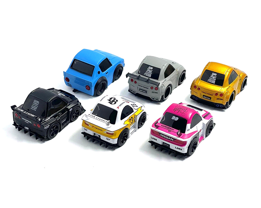 "QubeCarz" Series #1 Set of 6 pieces 1/64 Diecast Model Cars by Mini GT - image 3