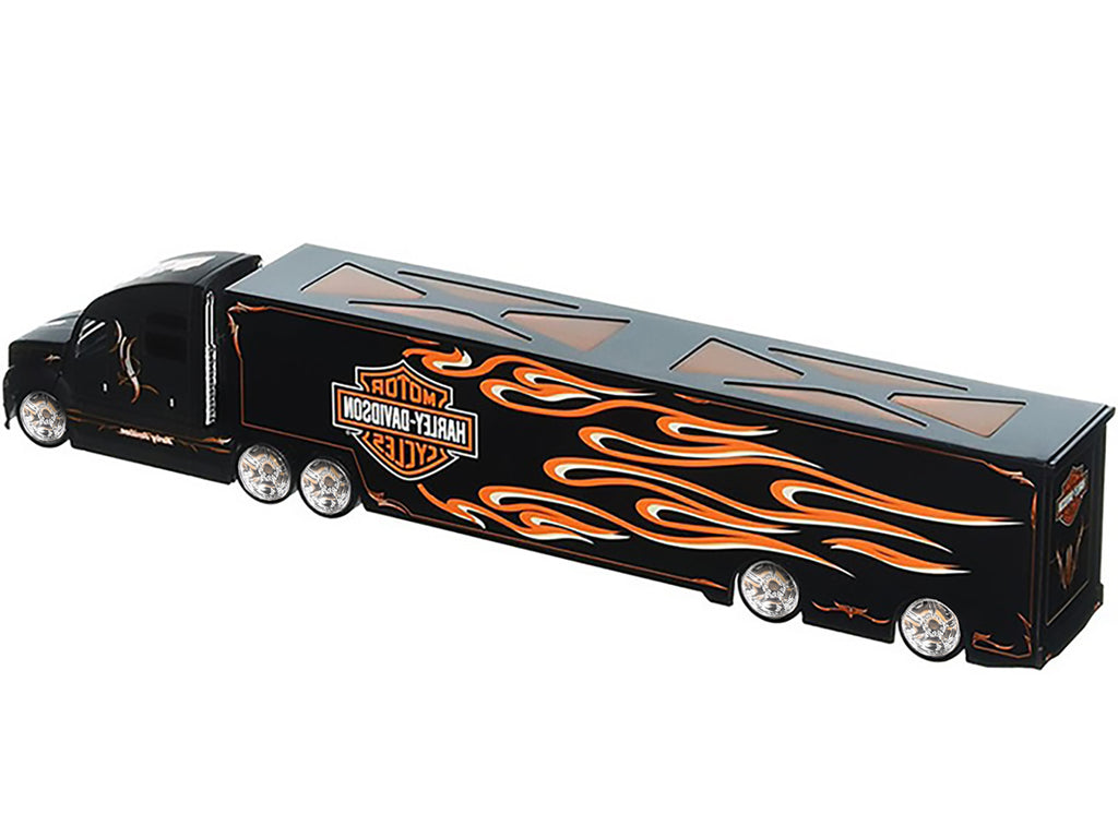 Harley Davidson Custom Hauler Trailer Black "Custom Haulers" Series 1/64 Diecast Model by Maisto - image 3
