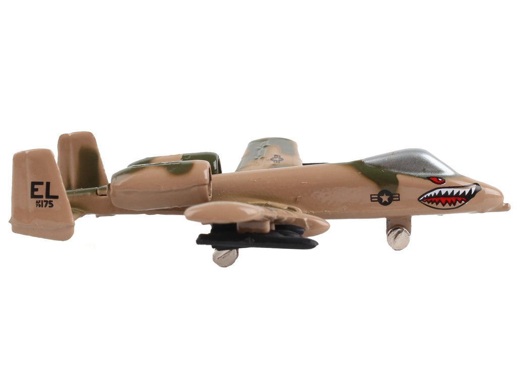 Fairchild Republic A-10 Thunderbolt II "Warthog" Attack Aircraft Camouflage "United States Air Force" with Runway Section Diecast Model Airplane by Runway24 - image 2