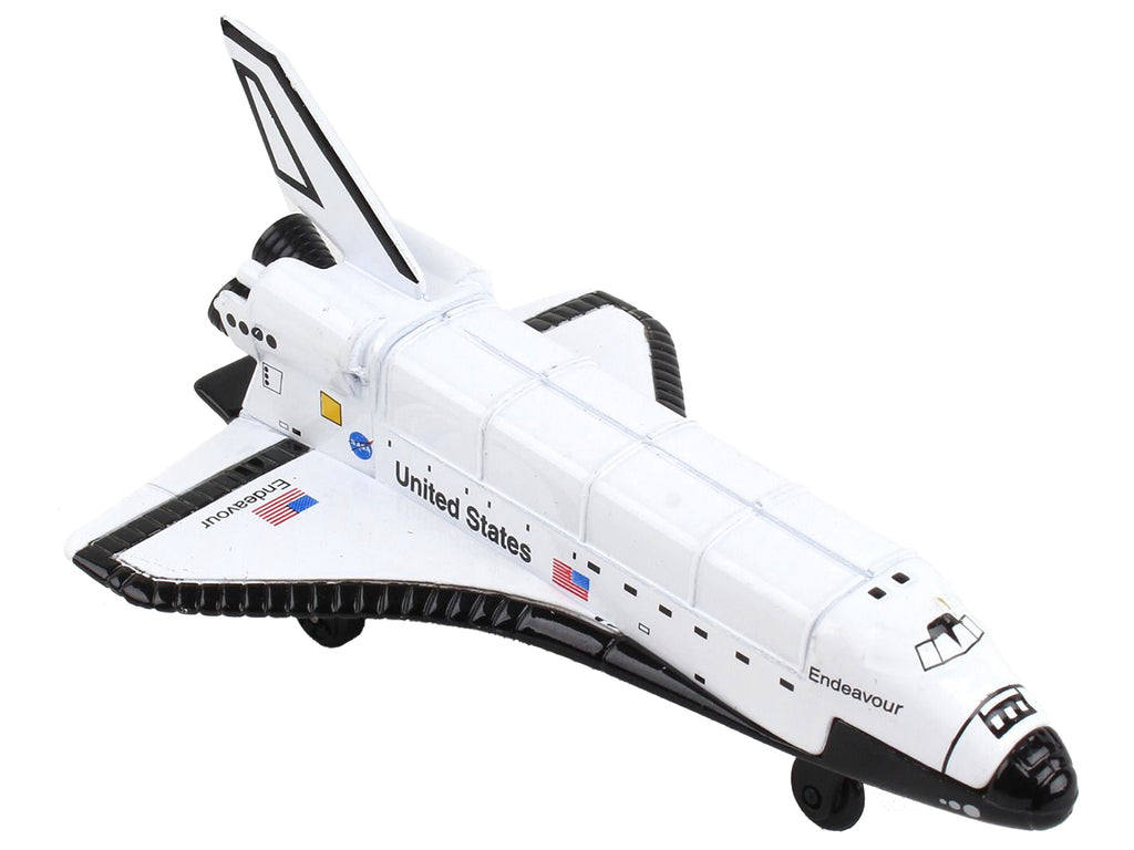 NASA "Endeavour" Space Shuttle White "United States" with Runway Section Diecast Model Airplane by Runway24 - image 2
