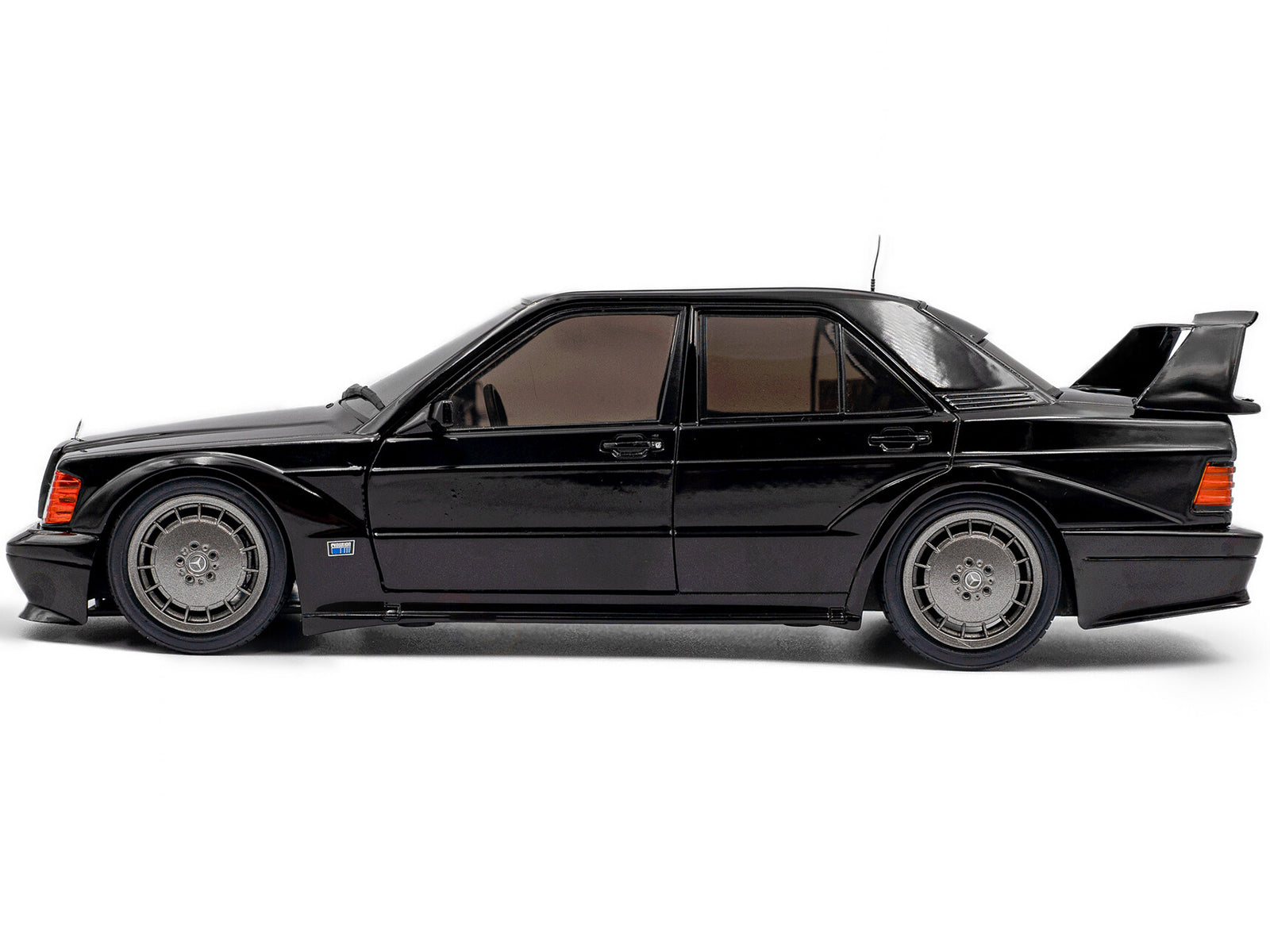 Mercedes Benz 190 Evolution II (W201) "Solido Works" Black 1/18 Diecast Model Car by Solido - image 3