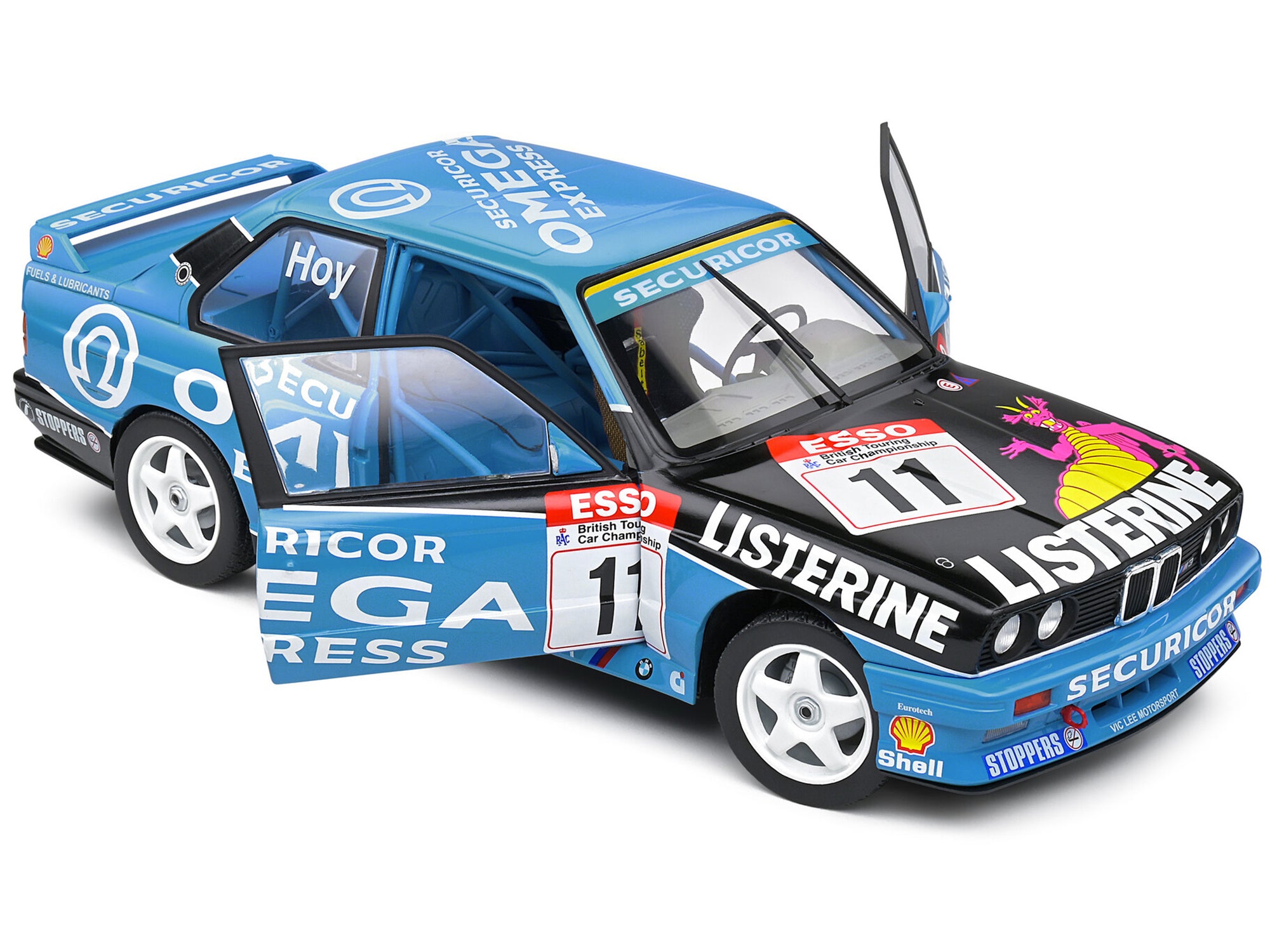 BMW E30 M3 #11 Will Hoy Winner "BTCC (British Touring Car Championship)" (1991) "Competition" Series 1/18 Diecast Model Car by Solido - image 2