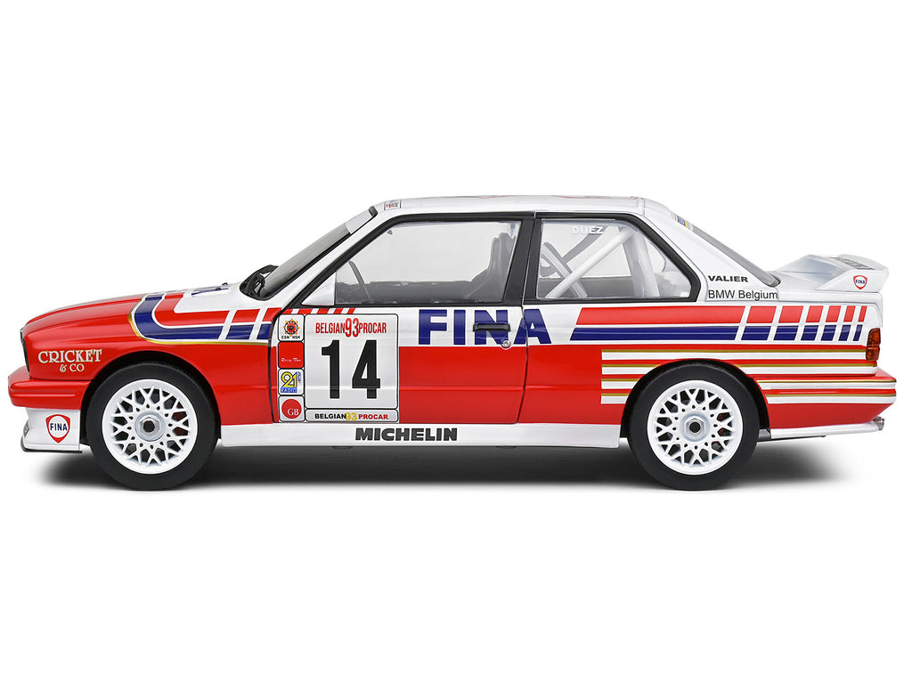 BMW E30 M3 #14 Marc Duez "Belgian Procar Championship" (1993) "Competition" Series 1/18 Diecast Model Car by Solido - image 3