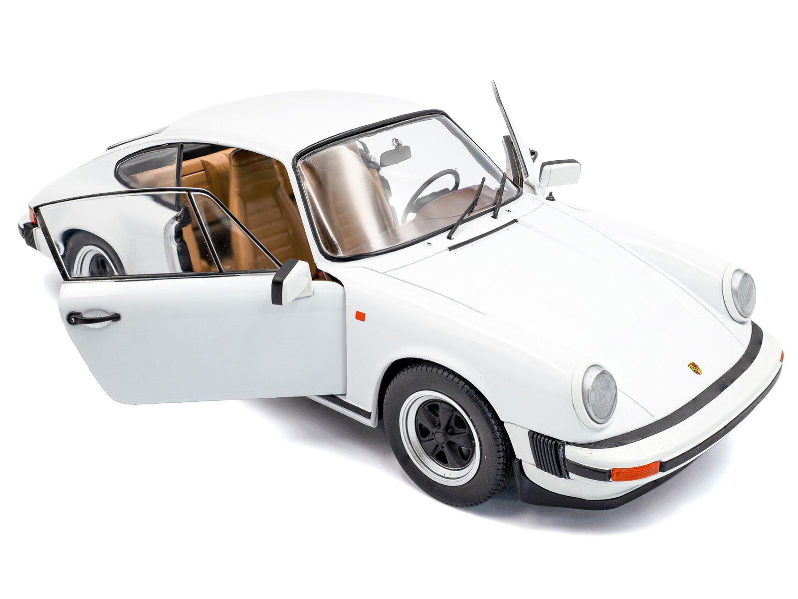 1974 Porsche 911 (930) 3.0 SC Grand Prix White 1/18 Diecast Model Car by Solido - image 2