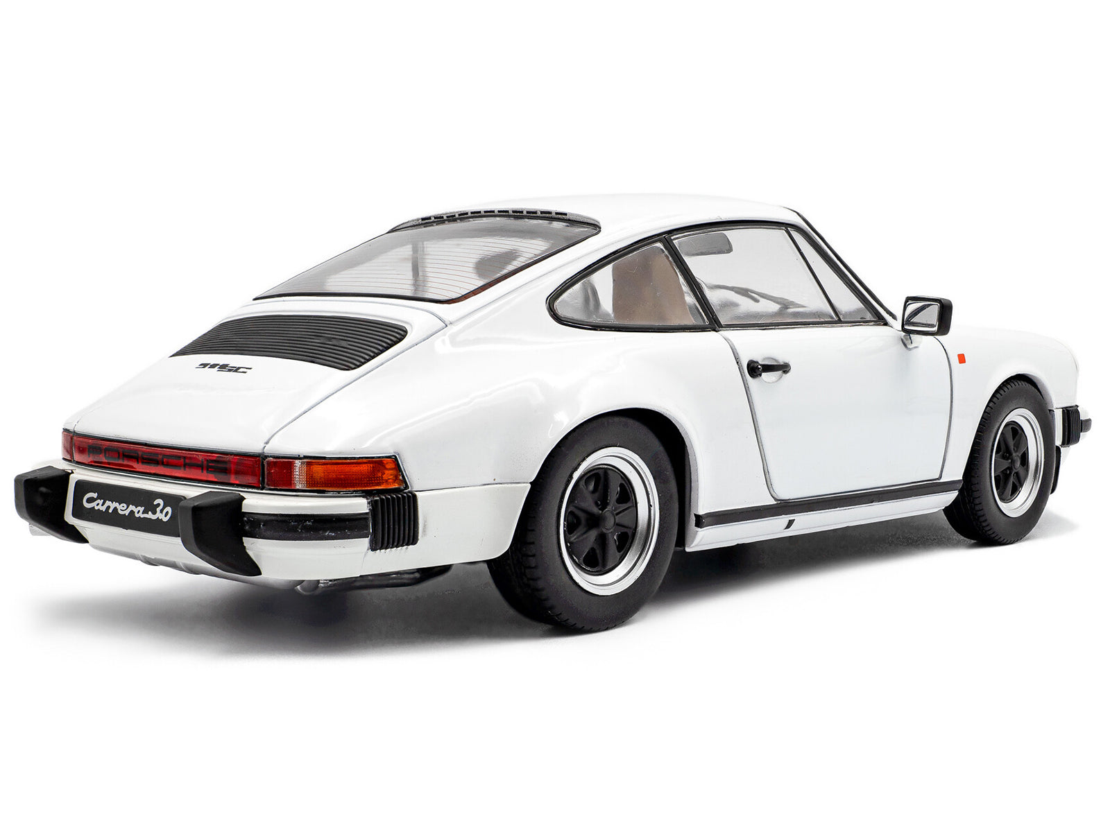 1974 Porsche 911 (930) 3.0 SC Grand Prix White 1/18 Diecast Model Car by Solido - image 4