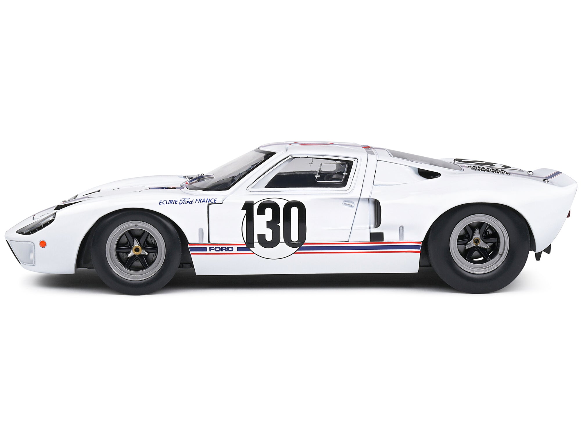 Ford GT40 MK1 #130 Henri Greder - Jean-Michel Giorgi "Targa Florio" (1967) "Competition" Series 1/18 Diecast Model Car by Solido - image 3
