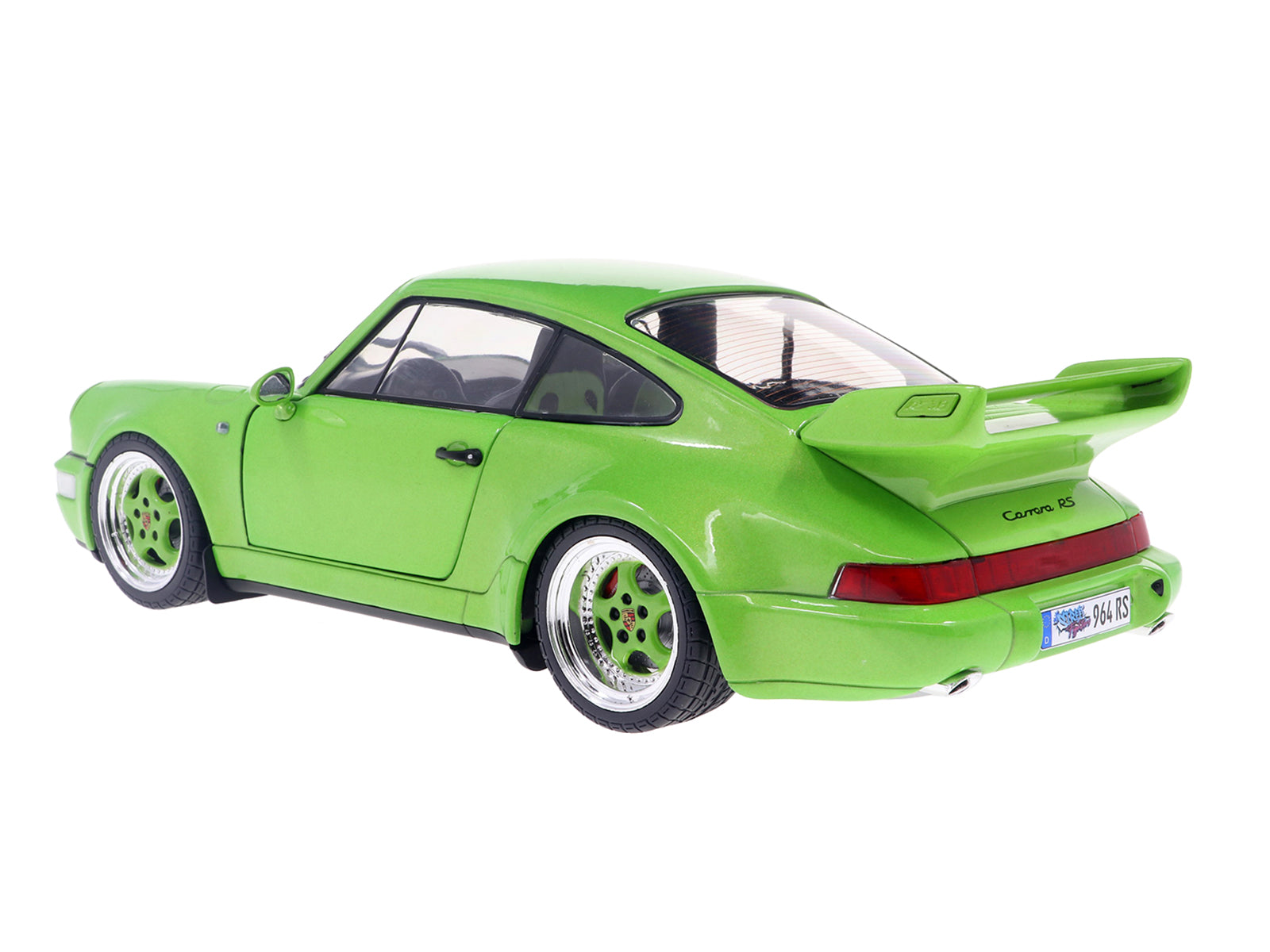 1990 Porsche 911 (964) Carrera RS "Streetfighter" Green Metallic 1/18 Diecast Model Car by Solido - image 5