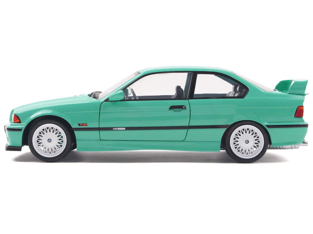 1991 BMW E36 M3 "Solido Works" Mint Green with Mint Green Interior 1/18 Diecast Model Car by Solido - image 3