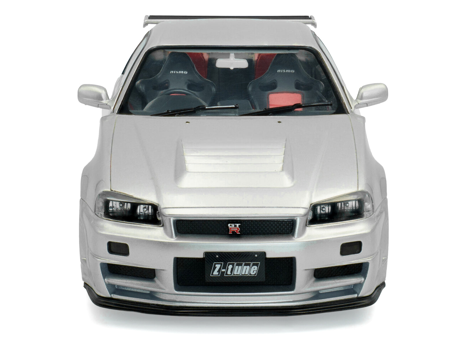 1999 Nissan Skyline GT-R (R34) Z-Tune RHD (Right Hand Drive) Silver Metallic 1/18 Diecast Model Car by Solido - image 5