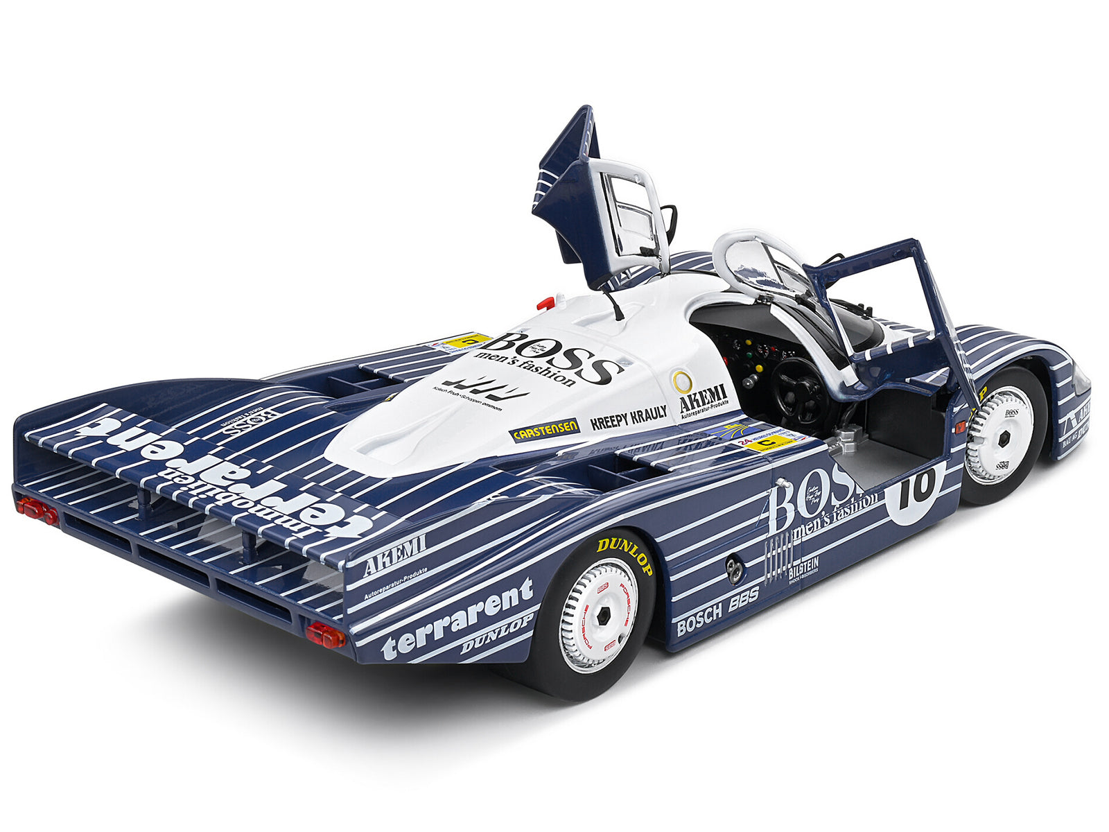 Porsche 956LH #18 Jurgen Lassig - Axel Plankenhorn - Desire Wilson "24 Hours of Le Mans" (1983) "Competition" Series 1/18 Diecast Model Car by Solido - image 4