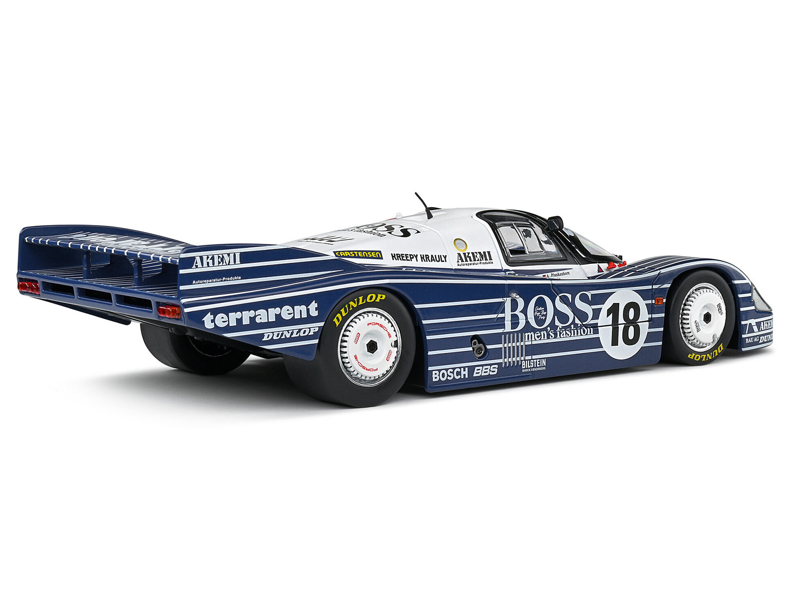 Porsche 956LH #18 Jurgen Lassig - Axel Plankenhorn - Desire Wilson "24 Hours of Le Mans" (1983) "Competition" Series 1/18 Diecast Model Car by Solido - image 5
