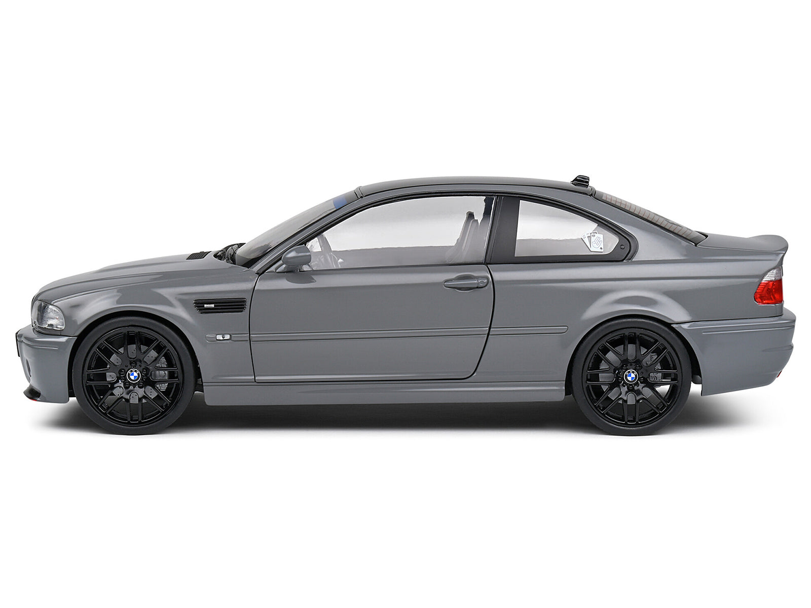 2000 BMW E46 M3 "Streetfighter" Nardo Gray with Black Top 1/18 Diecast Model Car by Solido - image 3