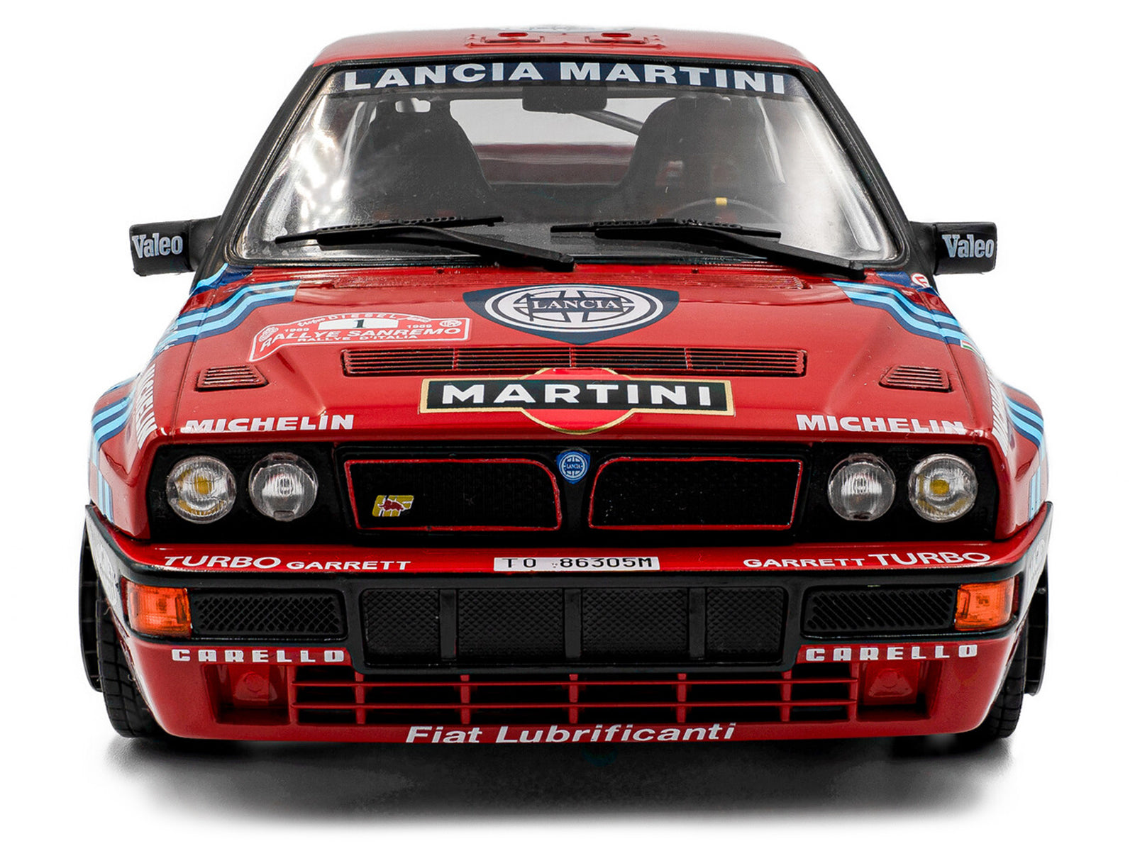 Lancia Delta HF Integrale #1 Miki Biasion - Tiziano Siviero Winner "Rally Sanremo" (1989) "Competition" Series 1/18 Diecast Model Car by Solido - image 5