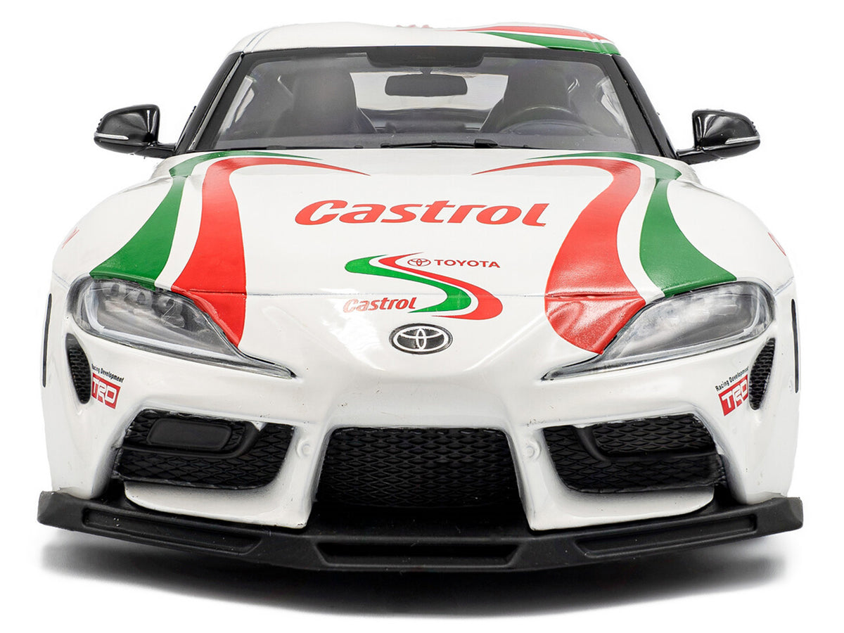 2024 Toyota GR Supra #36 "Toyota Racing Tribute" White with Green and Red Graphics 1/18 Diecast Model Car by Solido - image 5
