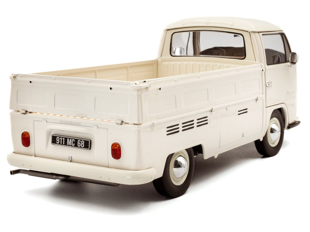 1968 Volkswagen T2 Pickup Truck Beige 1/18 Diecast Model Car by Solido - image 4