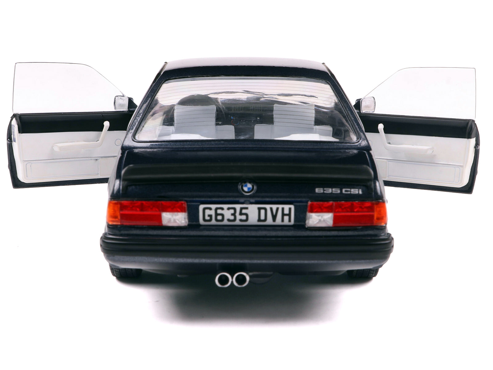 1984 BMW 635 CSI (E24) Macau Blue Metallic 1/18 Diecast Model Car by Solido - image 4