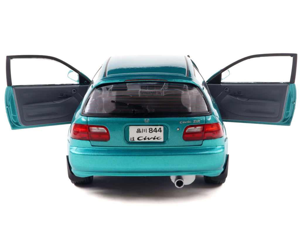 1991 Honda Civic (EG6) RHD (Right Hand Drive) Aztec Green Metallic 1/18 Diecast Model Car by Solido - image 4