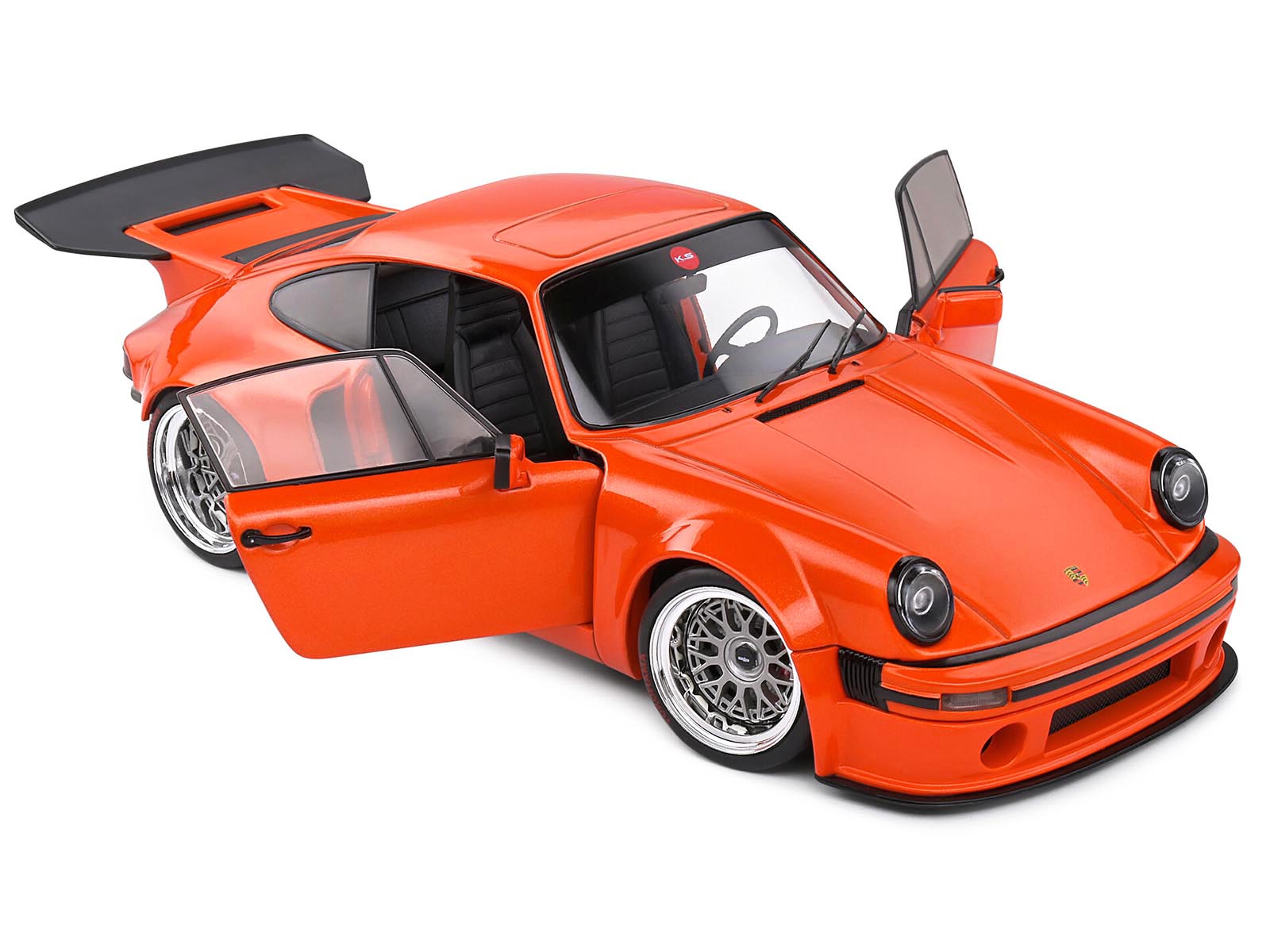 2022 Porsche 911 KS-R Orange Metallic 1/18 Diecast Model Car by Solido - image 5