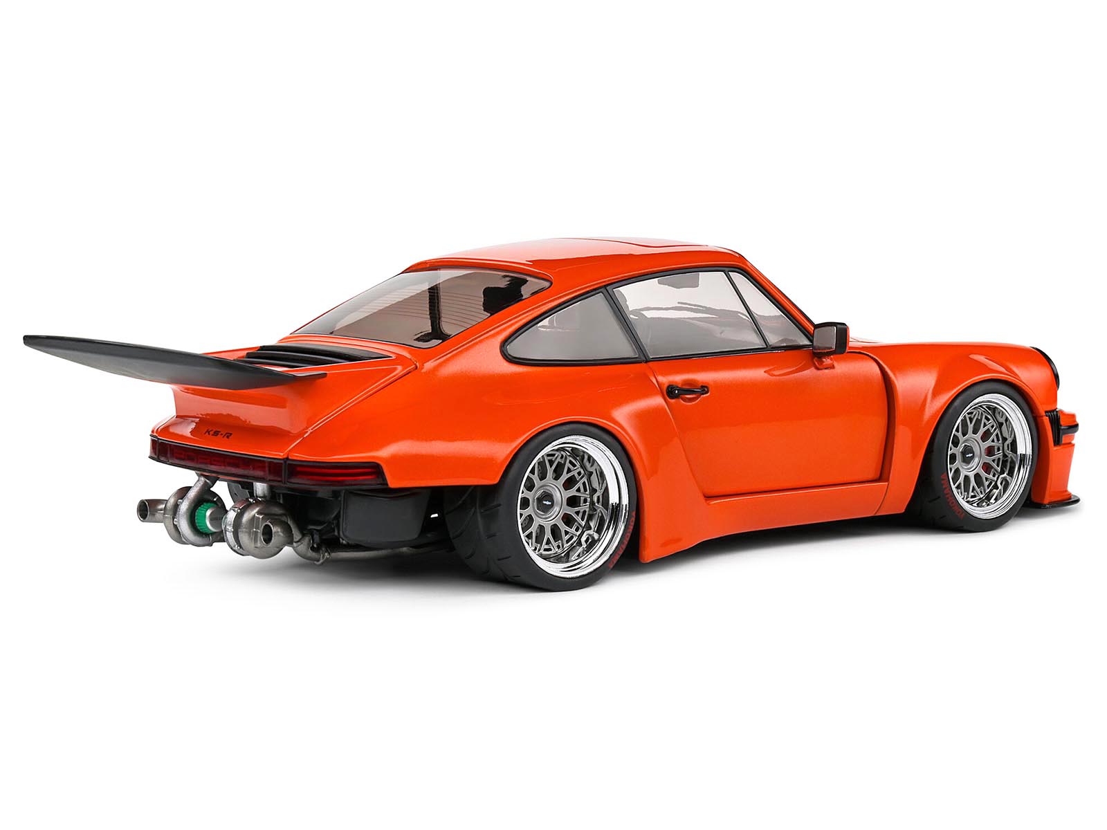 2022 Porsche 911 KS-R Orange Metallic 1/18 Diecast Model Car by Solido - image 4