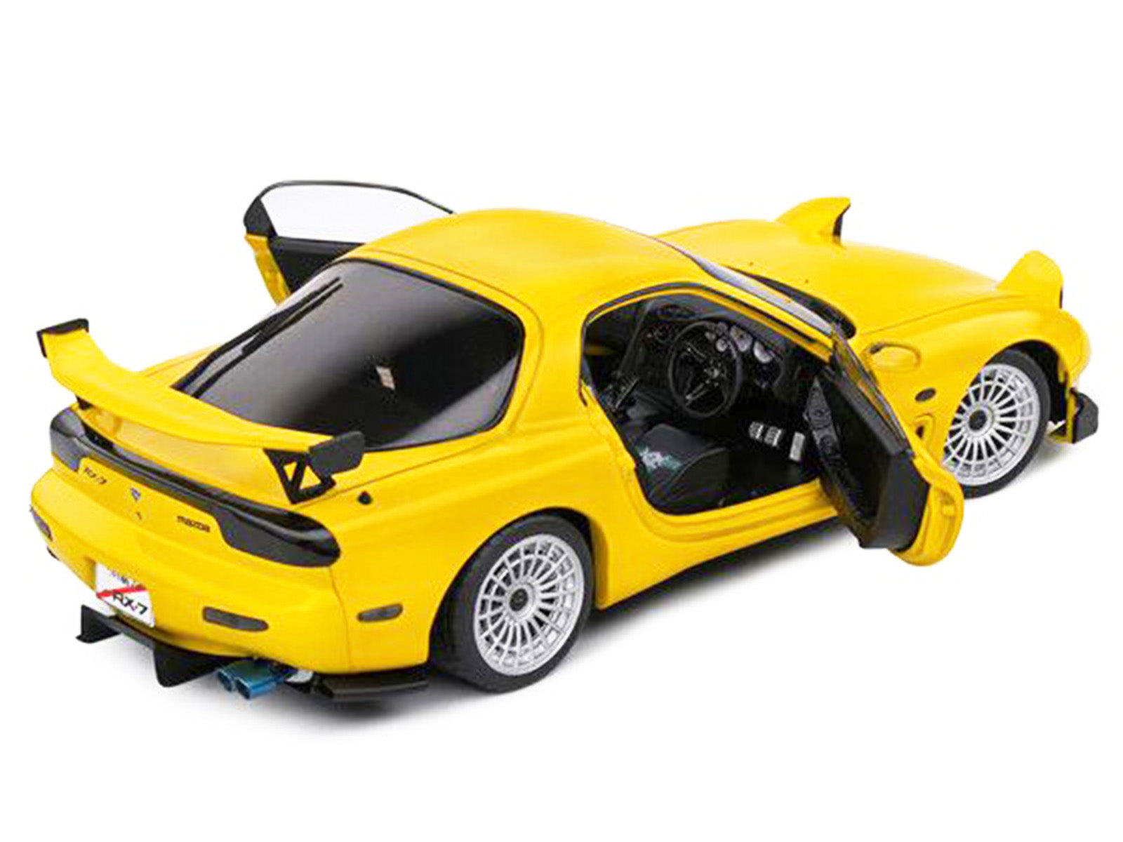 1994 Mazda RX7 Type RS (FD3RS) RHD (Right Hand Drive) Yellow 1/18 Diecast Model Car by Solido - image 5