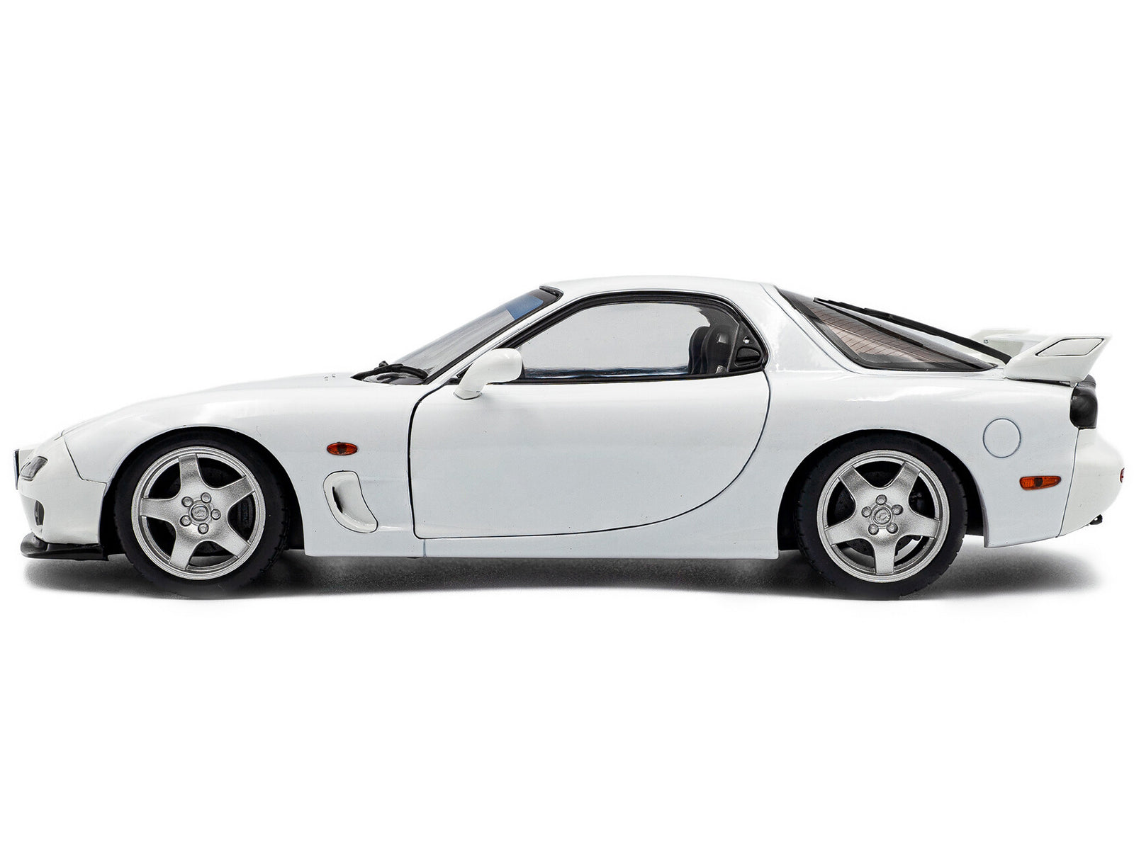 2001 Mazda RX7 Type RS (FD3S) RHD (Right Hand Drive) White 1/18 Diecast Model Car by Solido - image 3