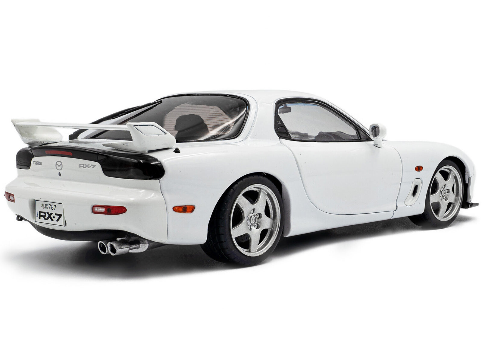 2001 Mazda RX7 Type RS (FD3S) RHD (Right Hand Drive) White 1/18 Diecast Model Car by Solido - image 4