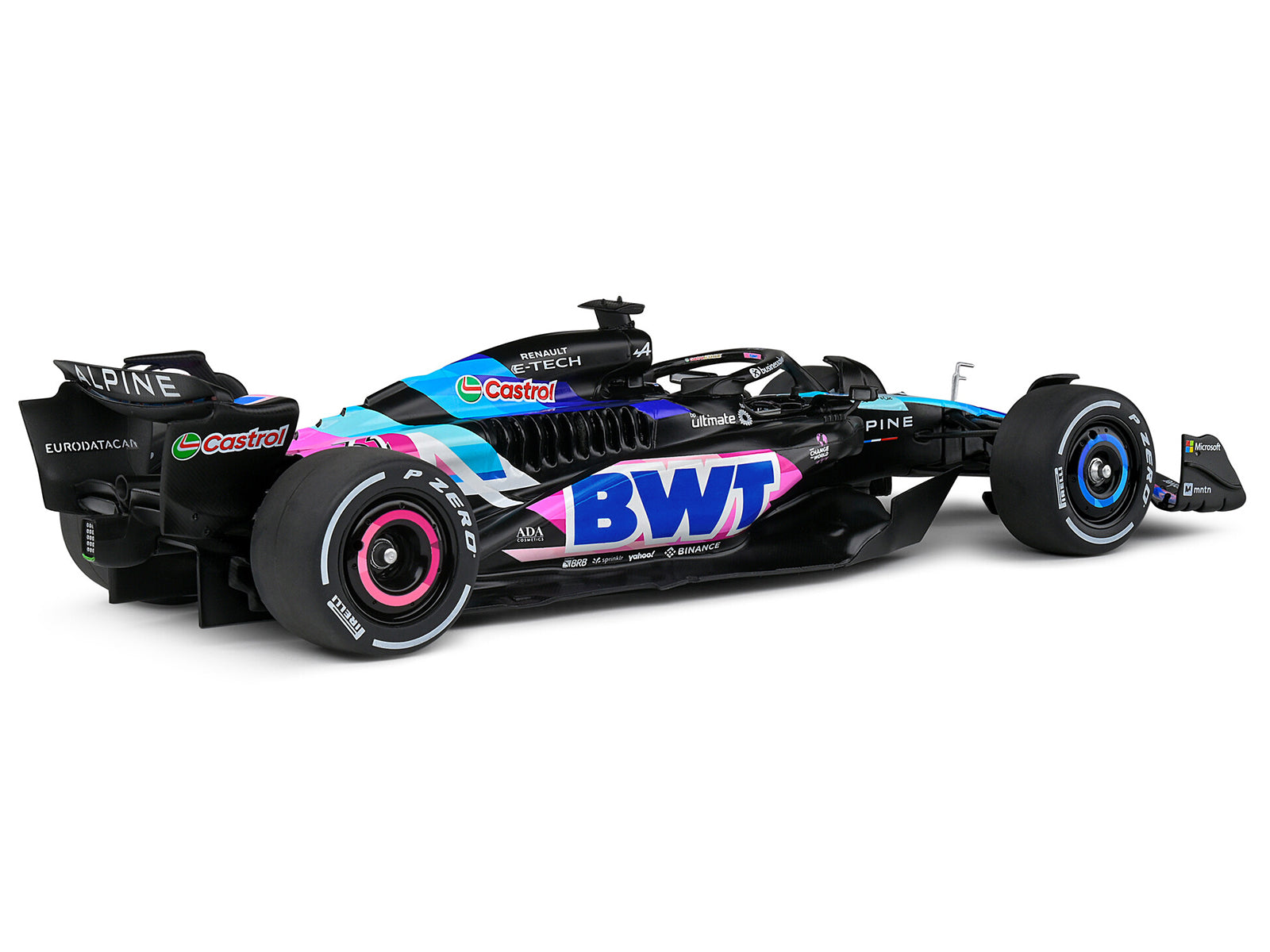 Alpine A524 Presentation Edition "BWT" "Formula One F1 World Championship" (2024) "Competition" Series 1/18 Diecast Model Car by Solido - image 3
