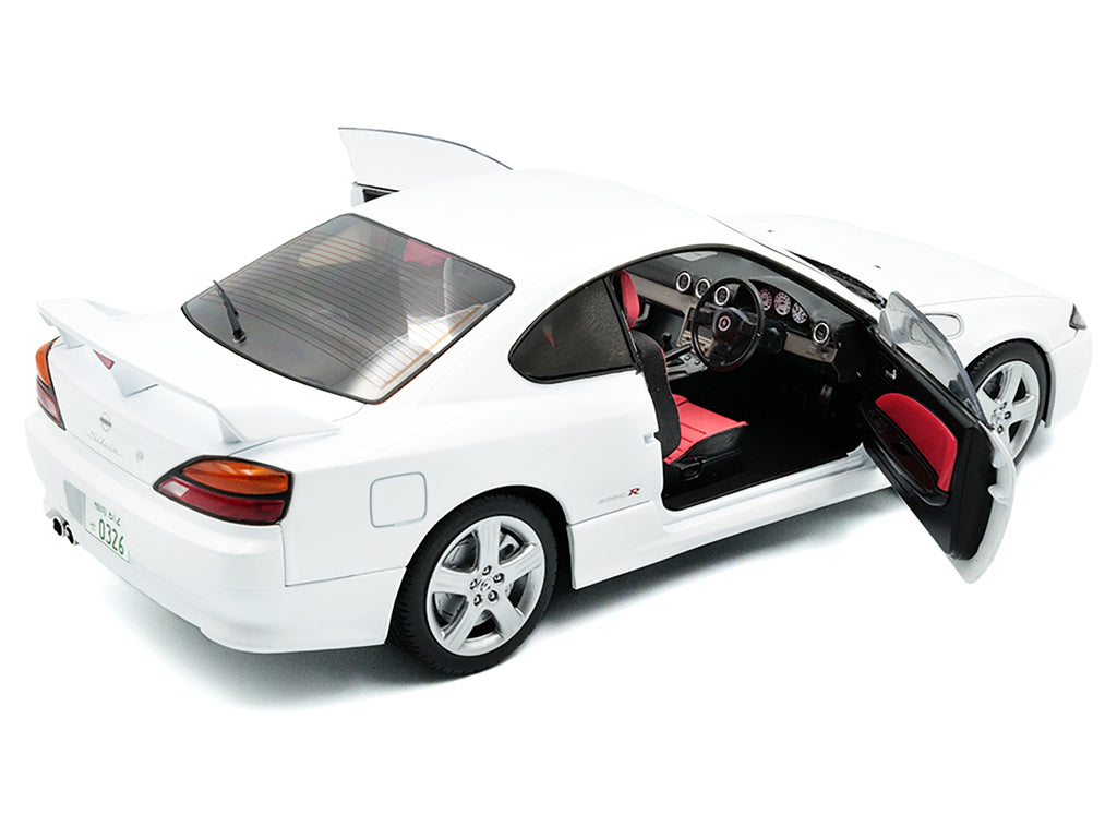 1999 Nissan Silvia (S15) Spec-R Aero RHD (Right Hand Drive) Aspen White 1/18 Diecast Model Car by Solido - image 5